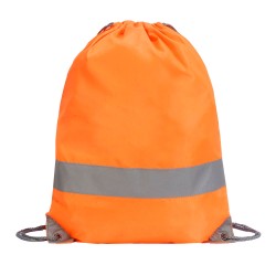 Hi-Vis Stafford Drawstring Tote Backpack -Orange
