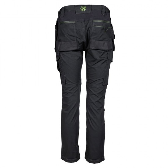 Sudbury Black Stretch Slim Fit Trouser