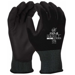 Black PU palm coated glove (Pack 10)