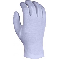 White Cotton-blend Gloves (1 pair)