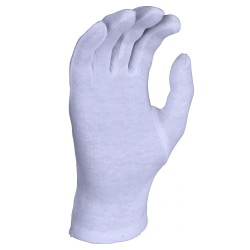 White Cotton-blend Gloves (1 pair)