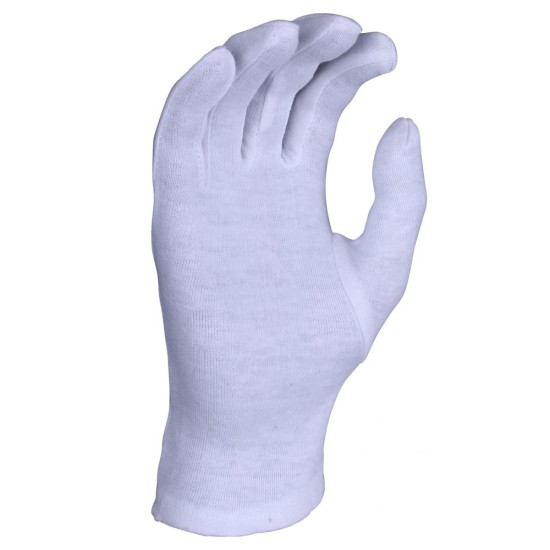 White Cotton-blend Gloves (1 pair)