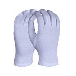 White Cotton-blend Gloves (1 pair)