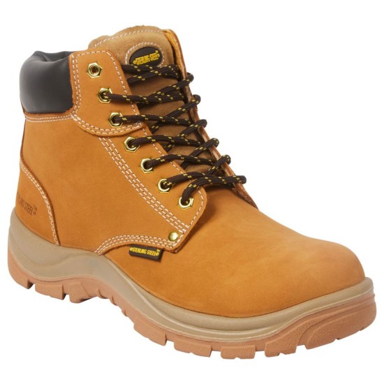 Wheat Nubuck Safety Boot