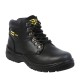 Black unisex 6 eye hiker boot 