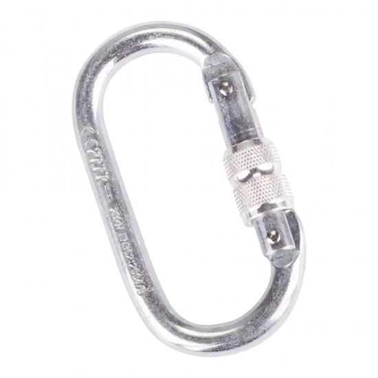 17mm Steel Screw gate Karabiner